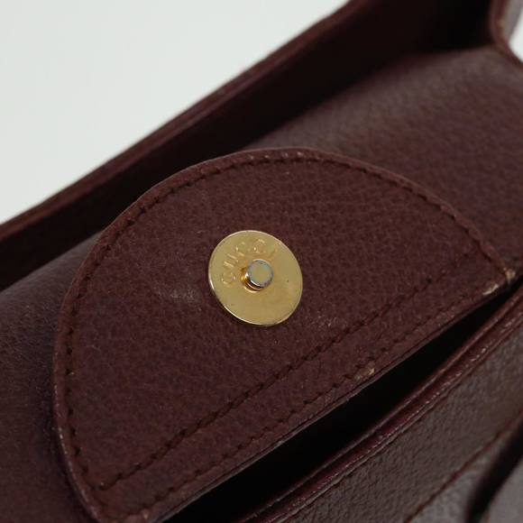 GUCCI Bamboo Hand Bag Leather Red 002 1186 0260 Auth ep4674 - Picture 14 of 16